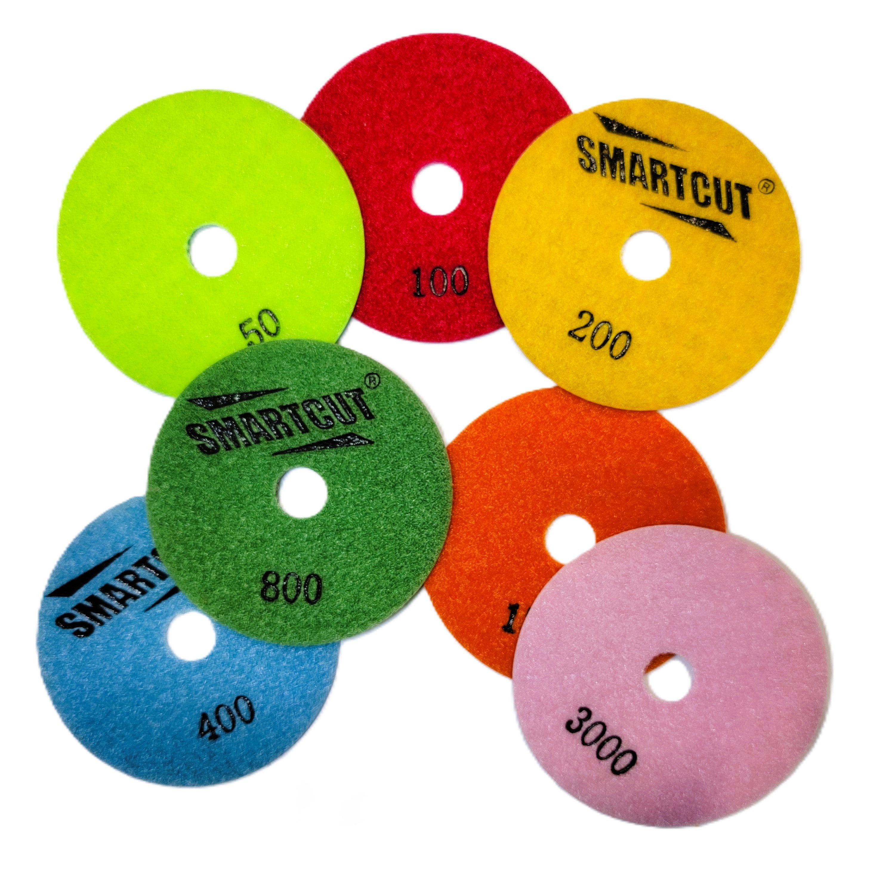 4" Rainbow Dry Polishing Pads