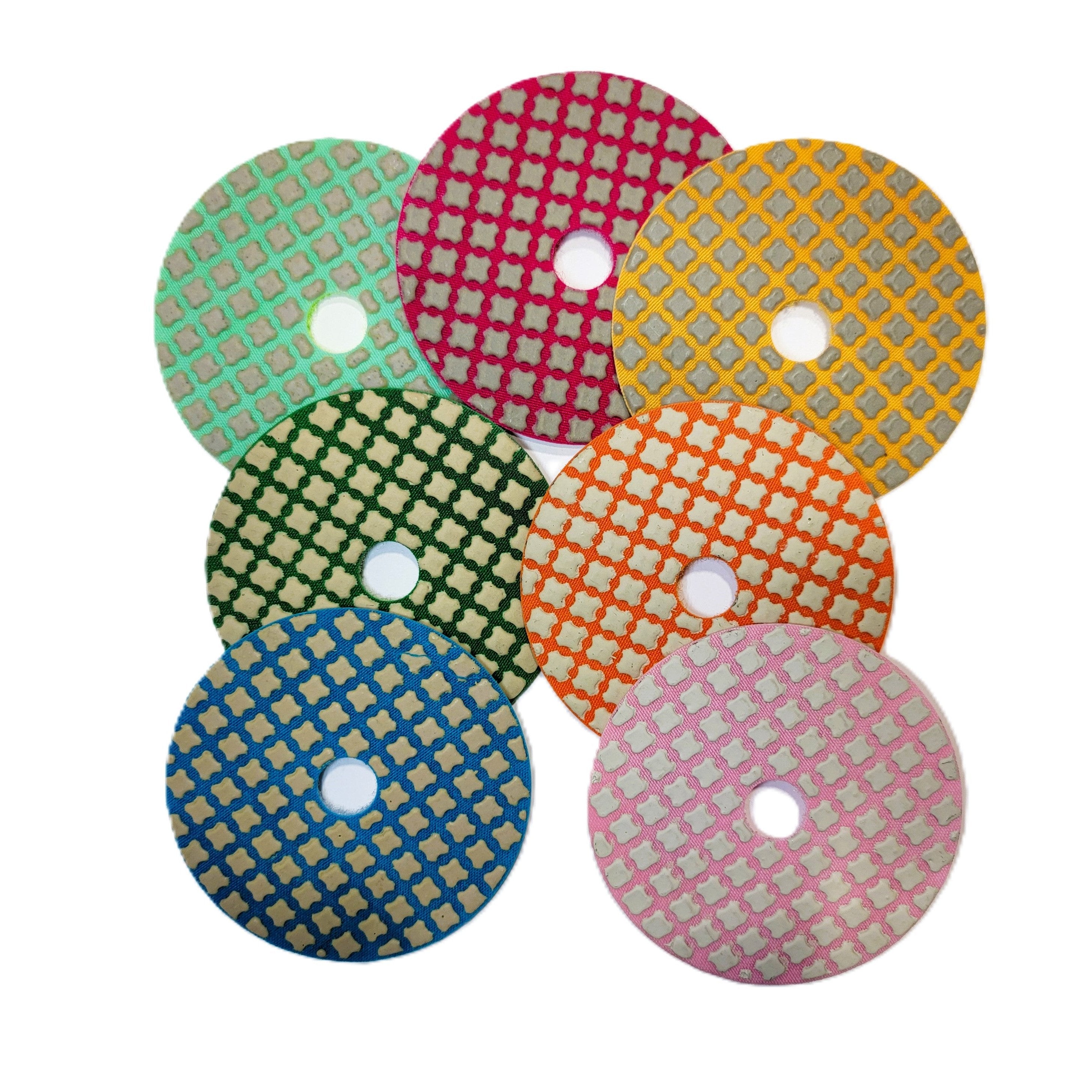 4" Rainbow Dry Polishing Pads