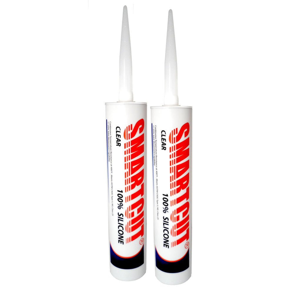 Smartbuy Matte Clear 100% Silicone Sealant and Adhesive for Glass